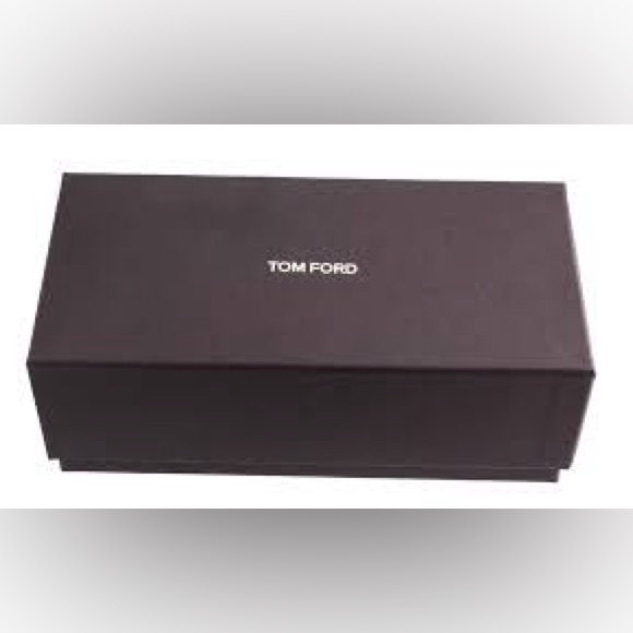 Tom Ford Large Dark Espresso Brown Velvet Sunglasses Hardshell Case - Picture 4 of 6